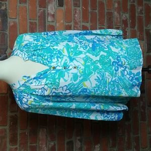Lilly Pulitzer 100% Silk Elsa Blouse
